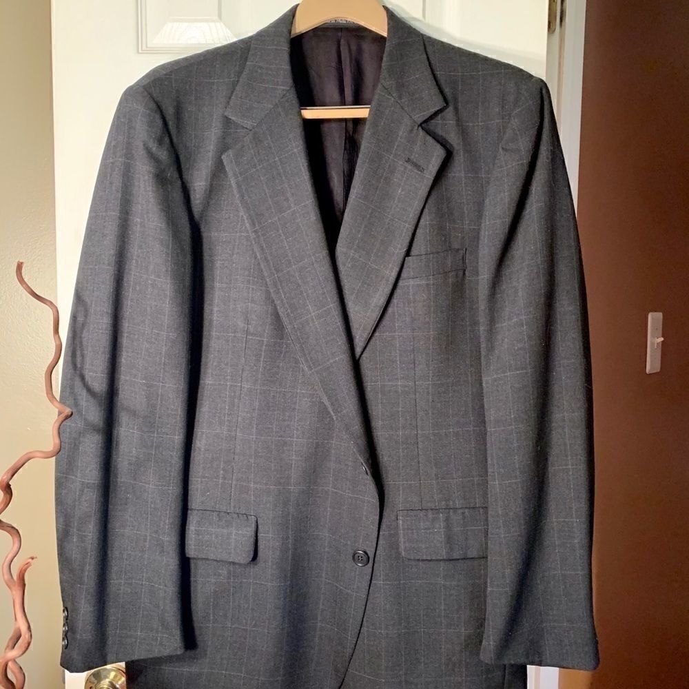 Gray Stanley Blacker Sports Coat 44R